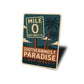 Mile 0 Southernmost Paradise Key West Palms Sign