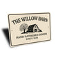 Personalized The Willow Barn Hand-Gathered Goods Sign