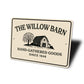 Personalized The Willow Barn Hand-Gathered Goods Sign