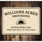 Personalized Farm Sign From Our Field To Your Table