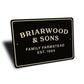 Personalized Family Farmstead Sign