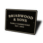Personalized Family Farmstead Sign