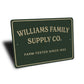Personalized Family Supply Co. Farm-Tested Sign