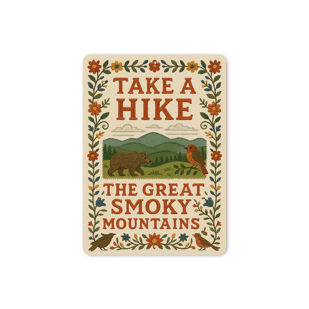 Take a Hike Smoky Mountains Sign