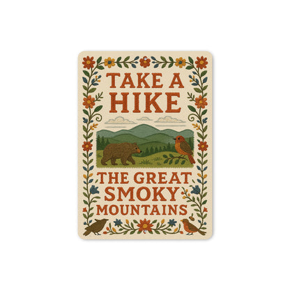 Take a Hike Smoky Mountains Sign