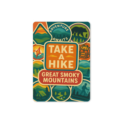 Clip Art Collage Take A Hike Great Smoky Mountains Sign