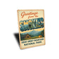 Greeting From The Smokies Great Smoky Mountains Sign