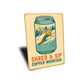 Shred And Sip Copper Mountain Drink Can Sign
