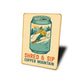 Shred And Sip Copper Mountain Drink Can Sign