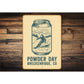 Powder Day Drink Can Breckenridge Colorado Sign