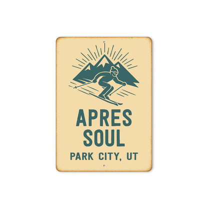 Apres Soul Park City Utah Sign