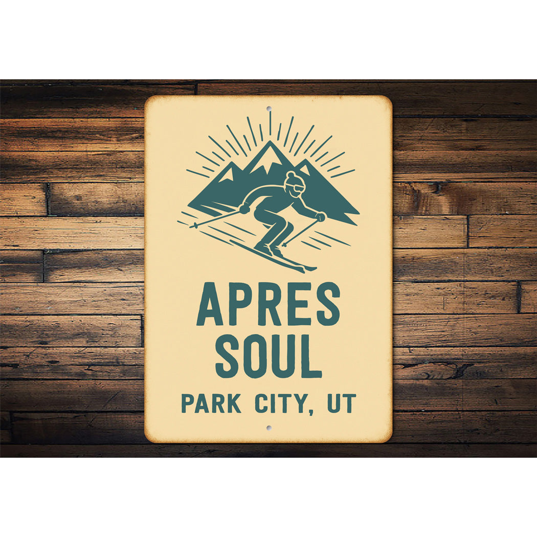Apres Soul Park City Utah Sign