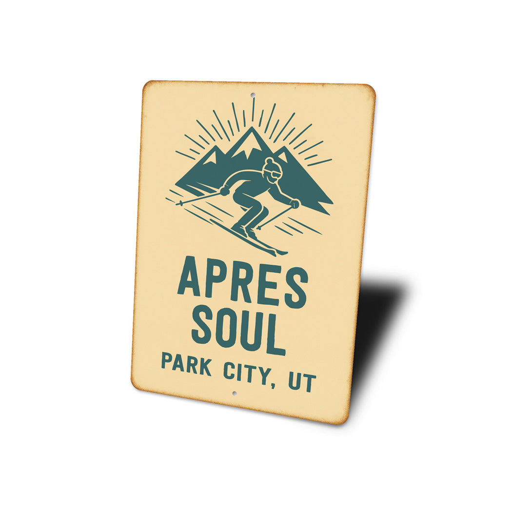 Apres Soul Park City Utah Sign
