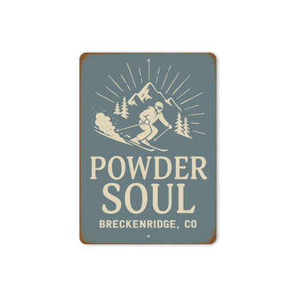 Powder Soul Breckenridge Colorado Sign