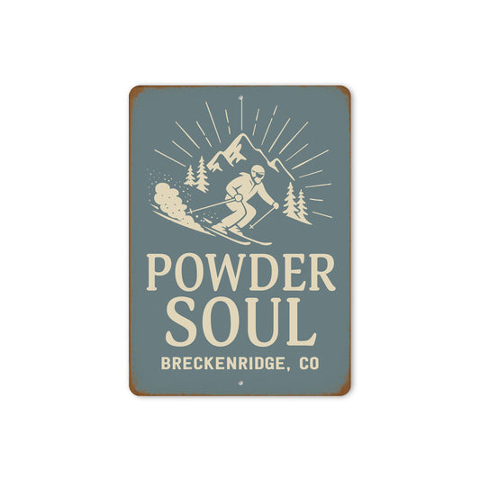 Powder Soul Breckenridge Colorado Sign