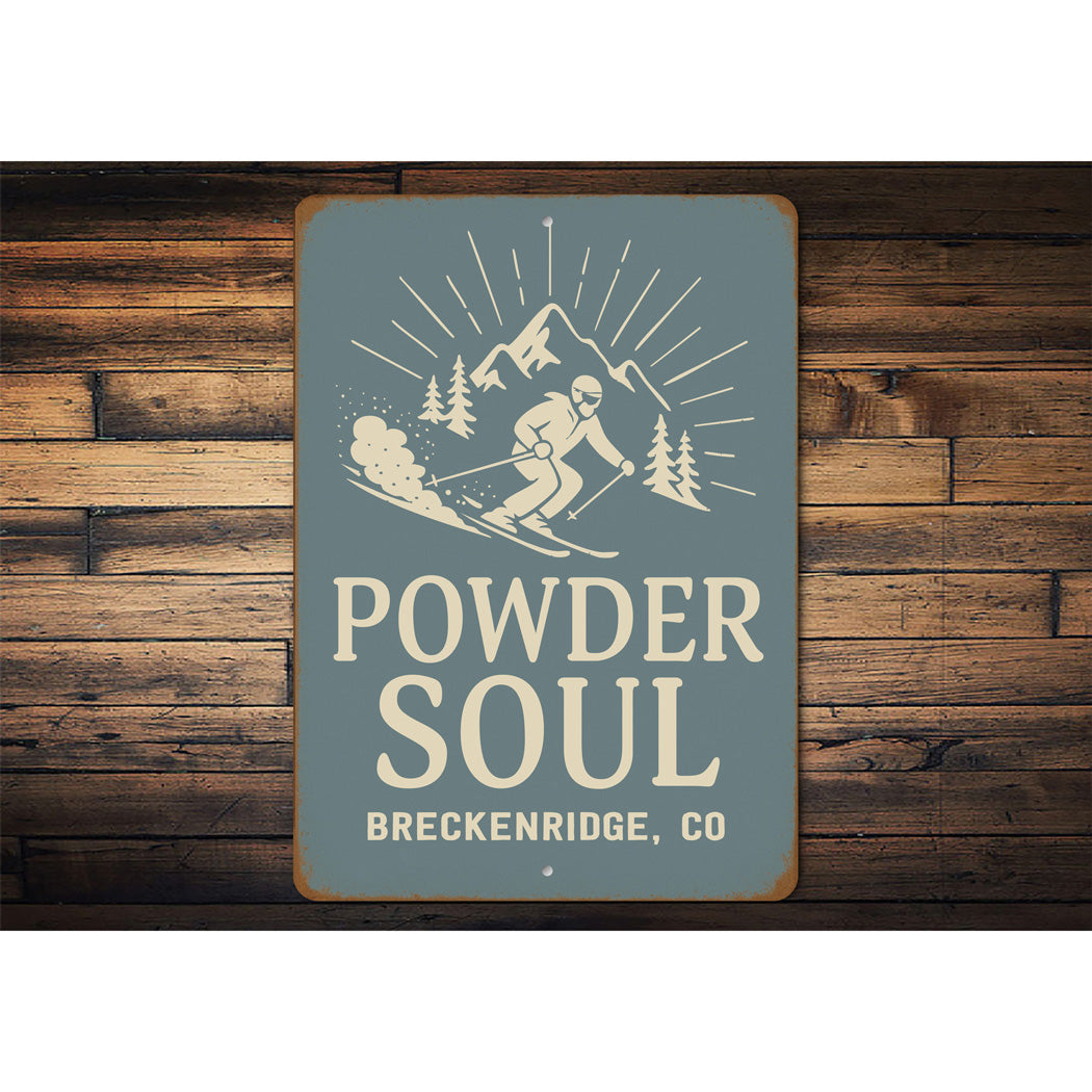 Powder Soul Breckenridge Colorado Sign