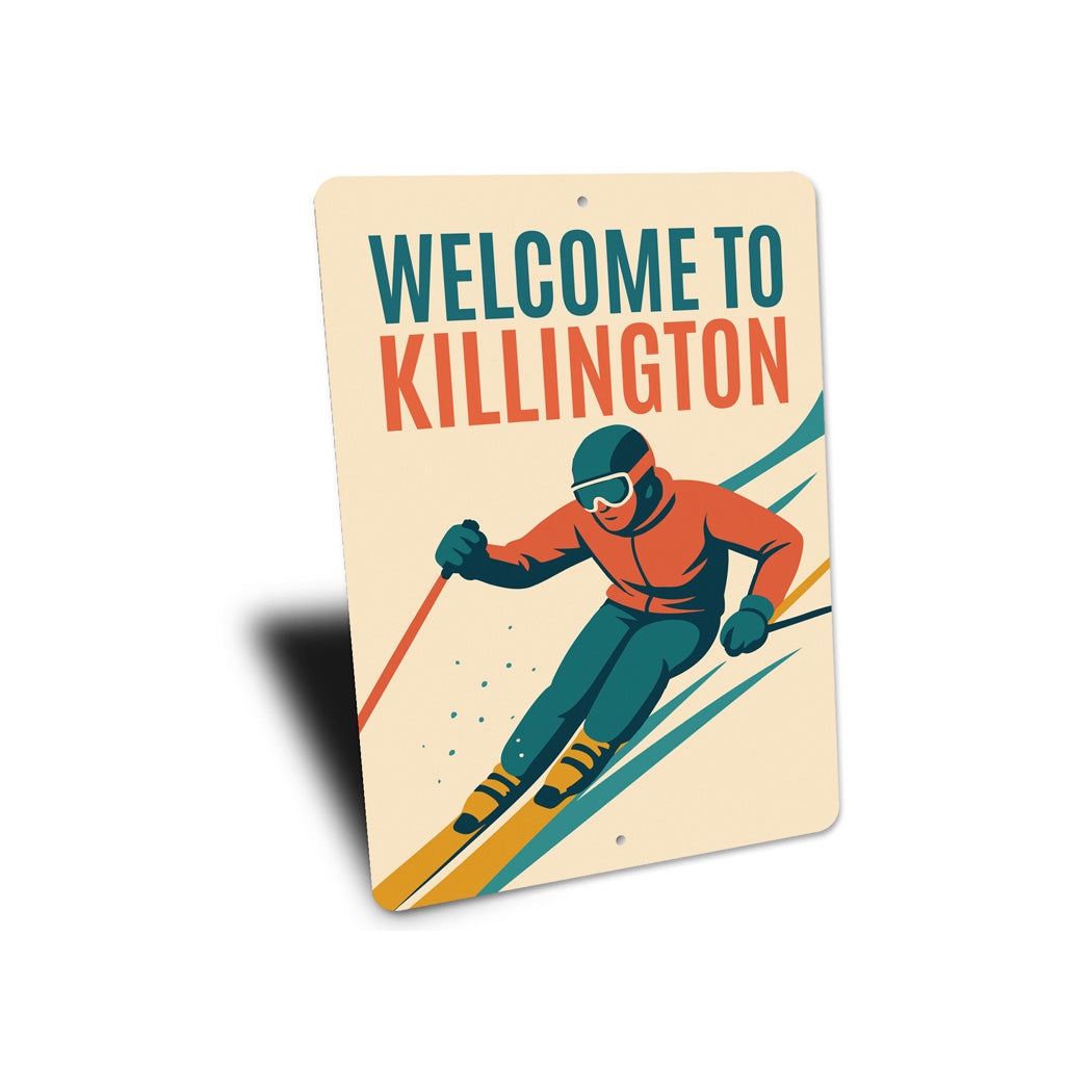 Welcome To Killington Sign