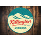 Killington Vermont Round Sign