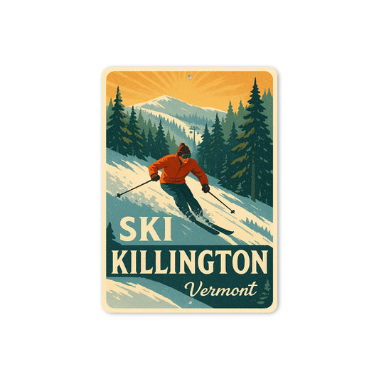 Ski Killington Vermont Sign