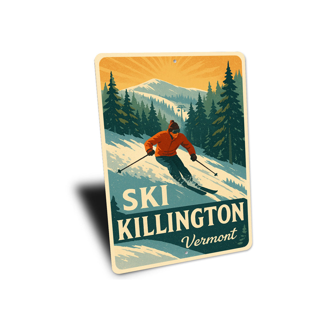 Ski Killington Vermont Sign