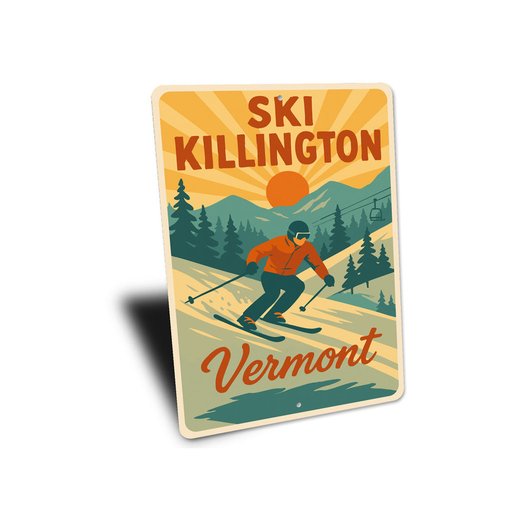 Ski Killington World Class Vermont Sign