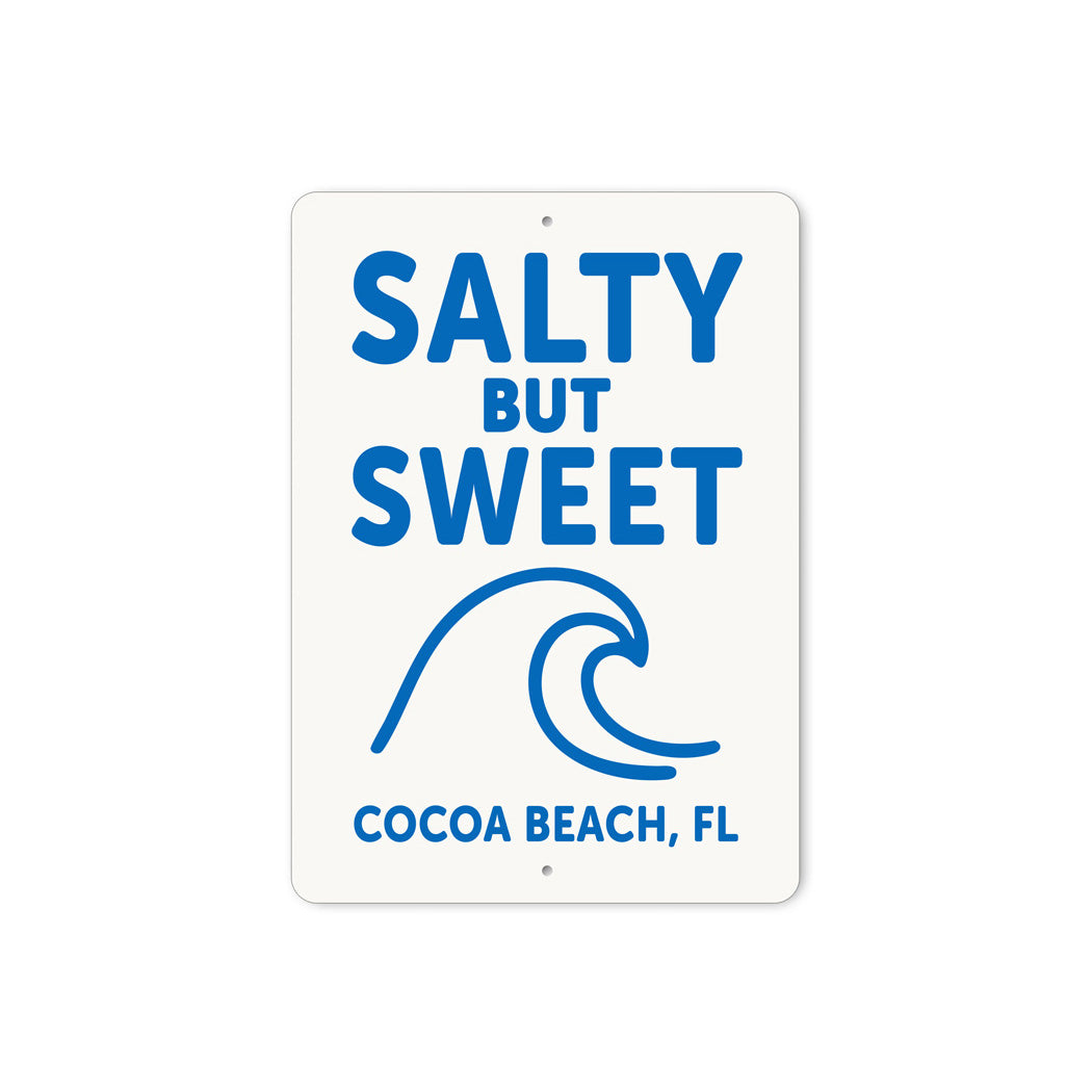 Salty But Sweet Cocoa Beach Florida Sign