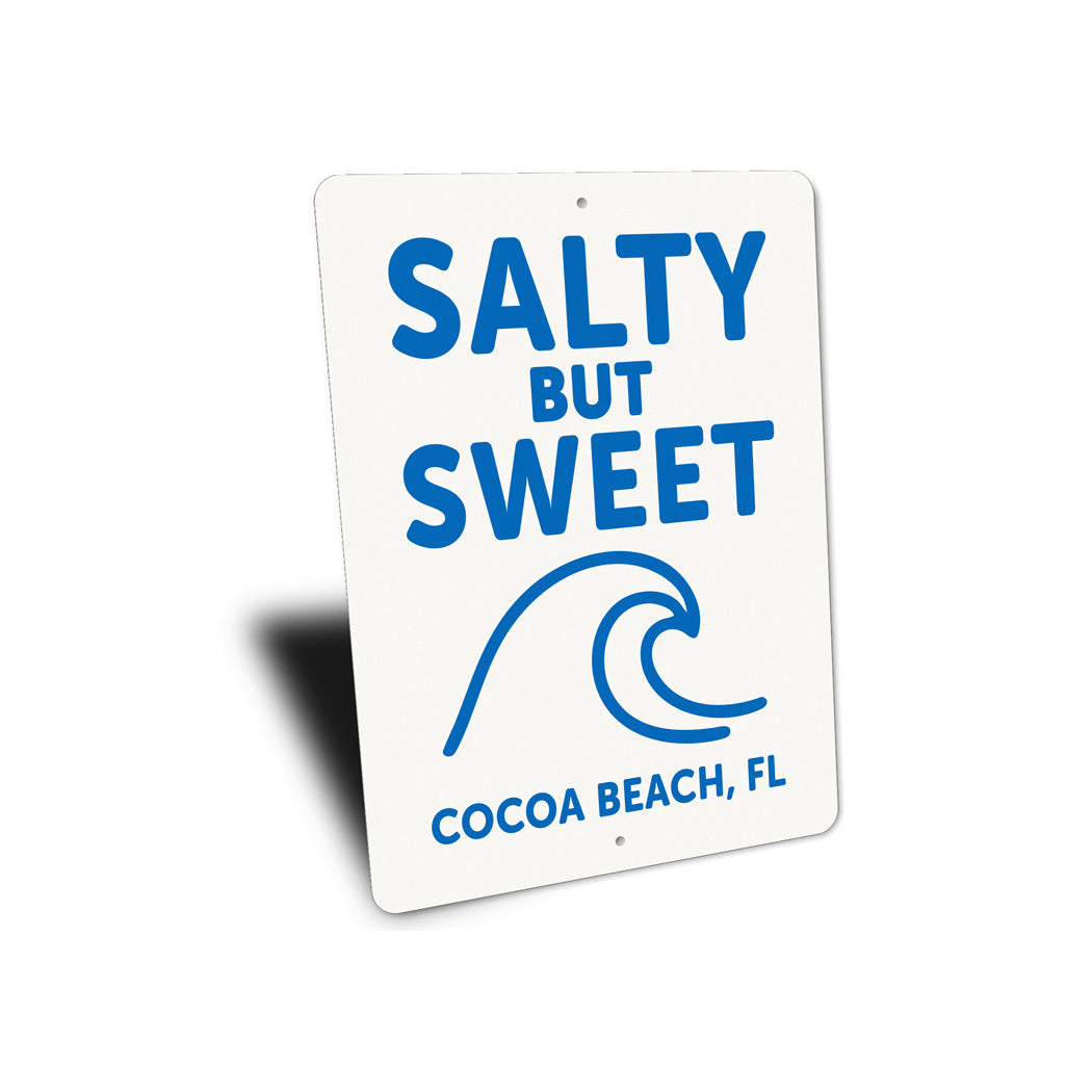 Salty But Sweet Cocoa Beach Florida Sign
