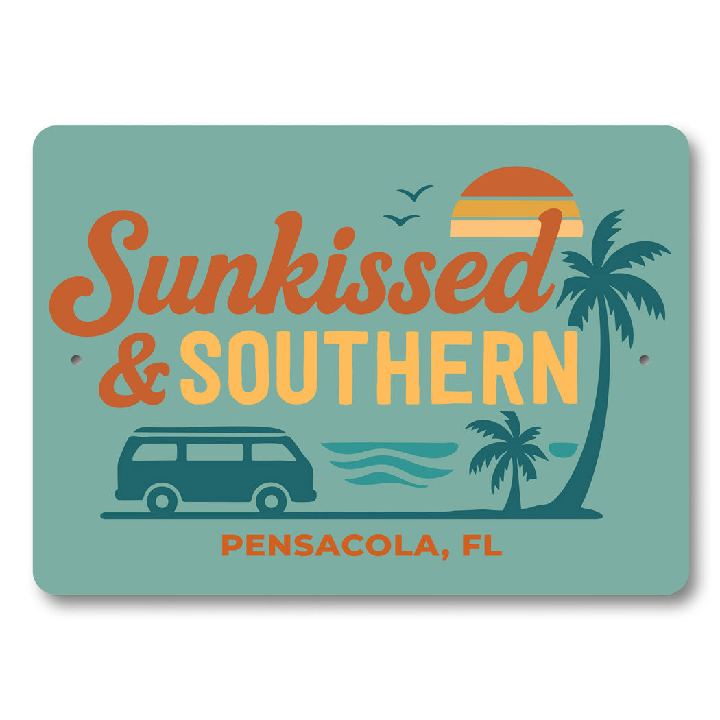Sunkissed And Southern Pensacola Florida Sign