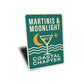 Martinis And Moonlight Coastal Chapter Sign