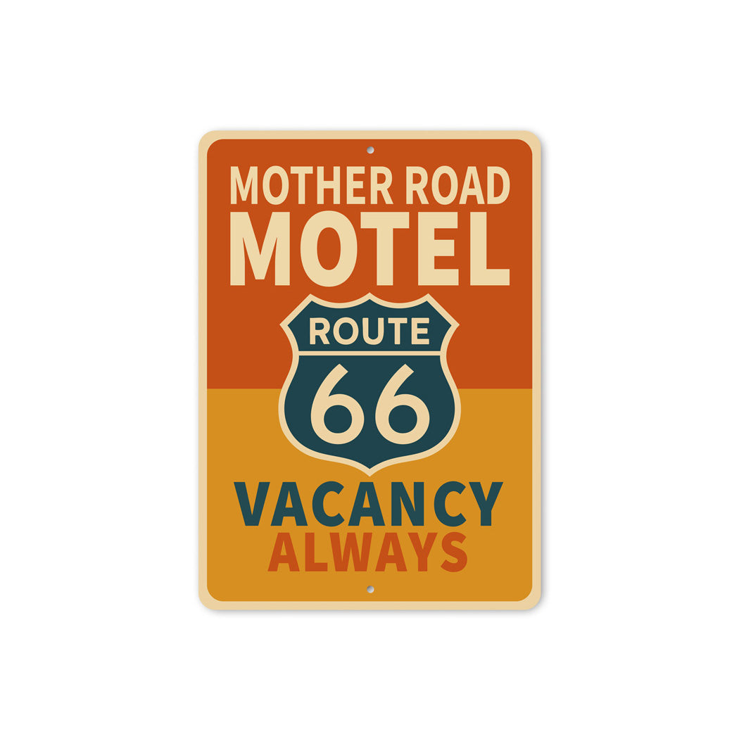 Route 66 Mother Road Motel Vacancy Always Sign