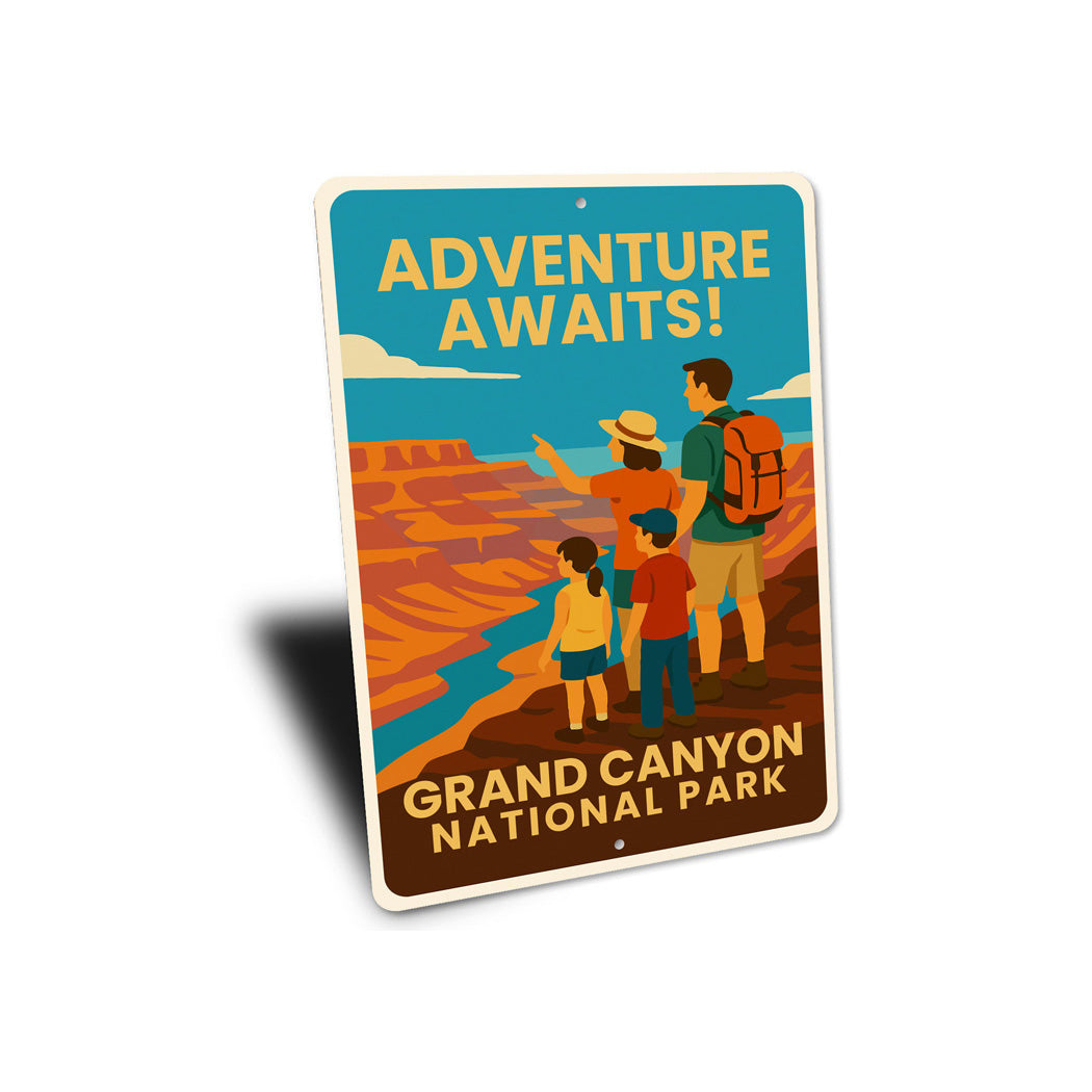 Adventure Awaits Grand Canyon National Park Sign