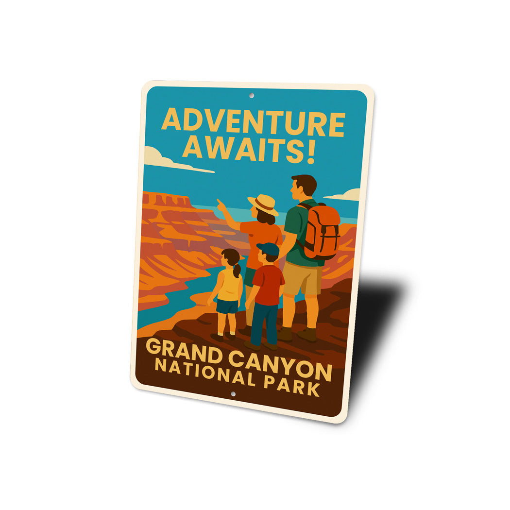 Adventure Awaits Grand Canyon National Park Sign