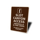 Slot Canyon Access Orderville And Pine Creek Technical Gear Required Sign