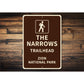 The Narrows Trailhead Zion National Park Sign