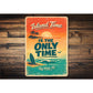 Island Time Is The Only Time Key West Florida Sign