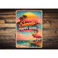 Sunsets Are Our Happy Hour Key West Florida Sign