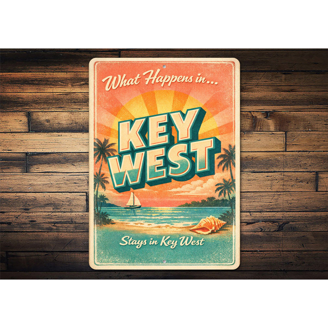 What Happens In Key West Stays In Key West Sign