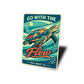 Go With The Flow Sea Turtle Key West Florida Sign