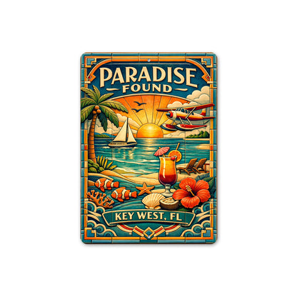 Paradise Found Key West Florida Sign