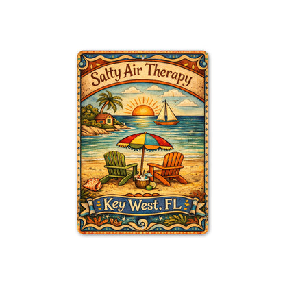 Salty Air Therapy Key West Florida Sign
