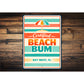 Certified Beach Bum Key West Florida Sign
