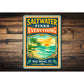 Saltwater Fixes Everything Key West Florida Sign