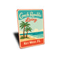 Conch Republic Living Key West Florida Palm Tree Sign