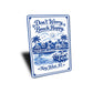 Don't Worry Beach Happy Key West Florida Sign