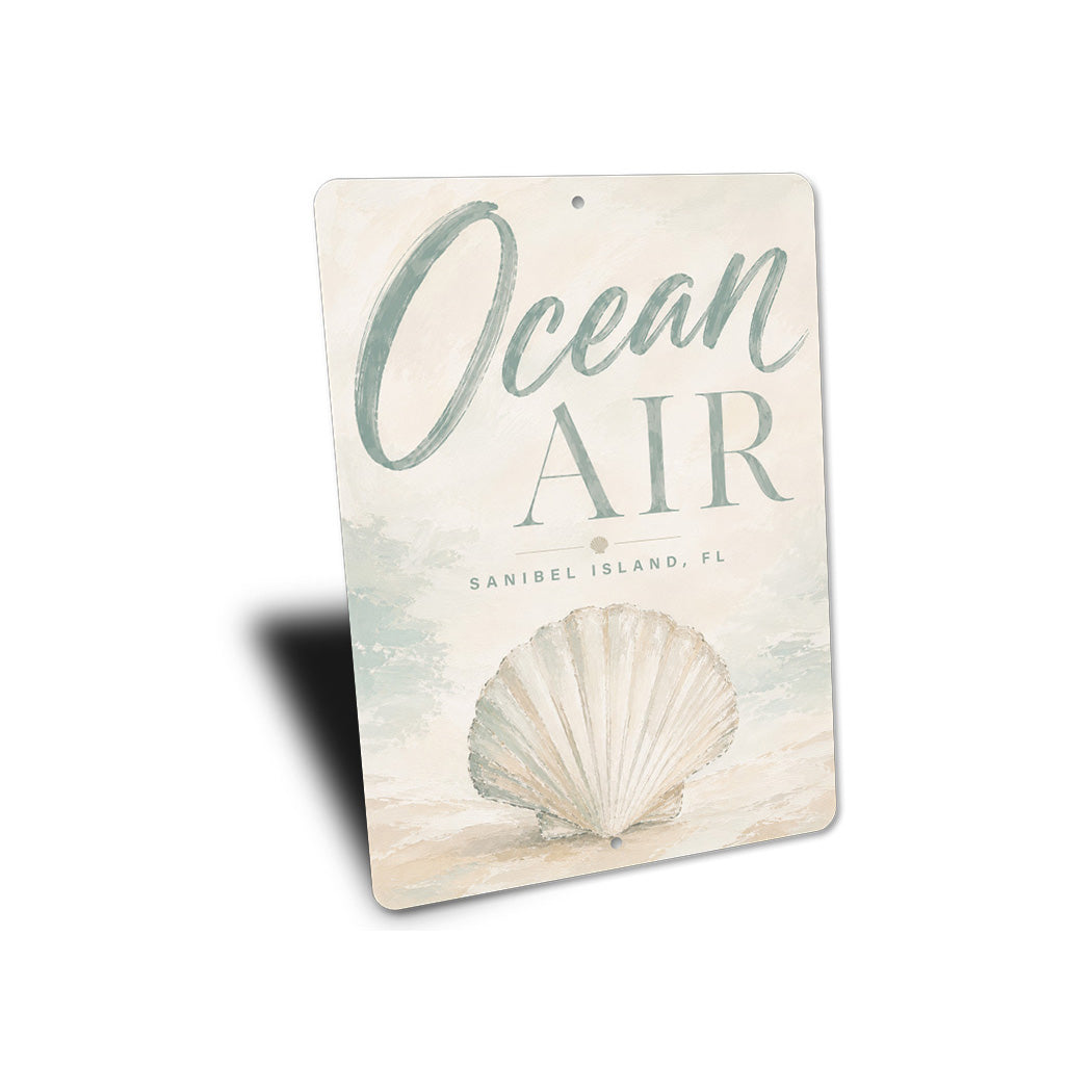 Ocean Air Clam Sign