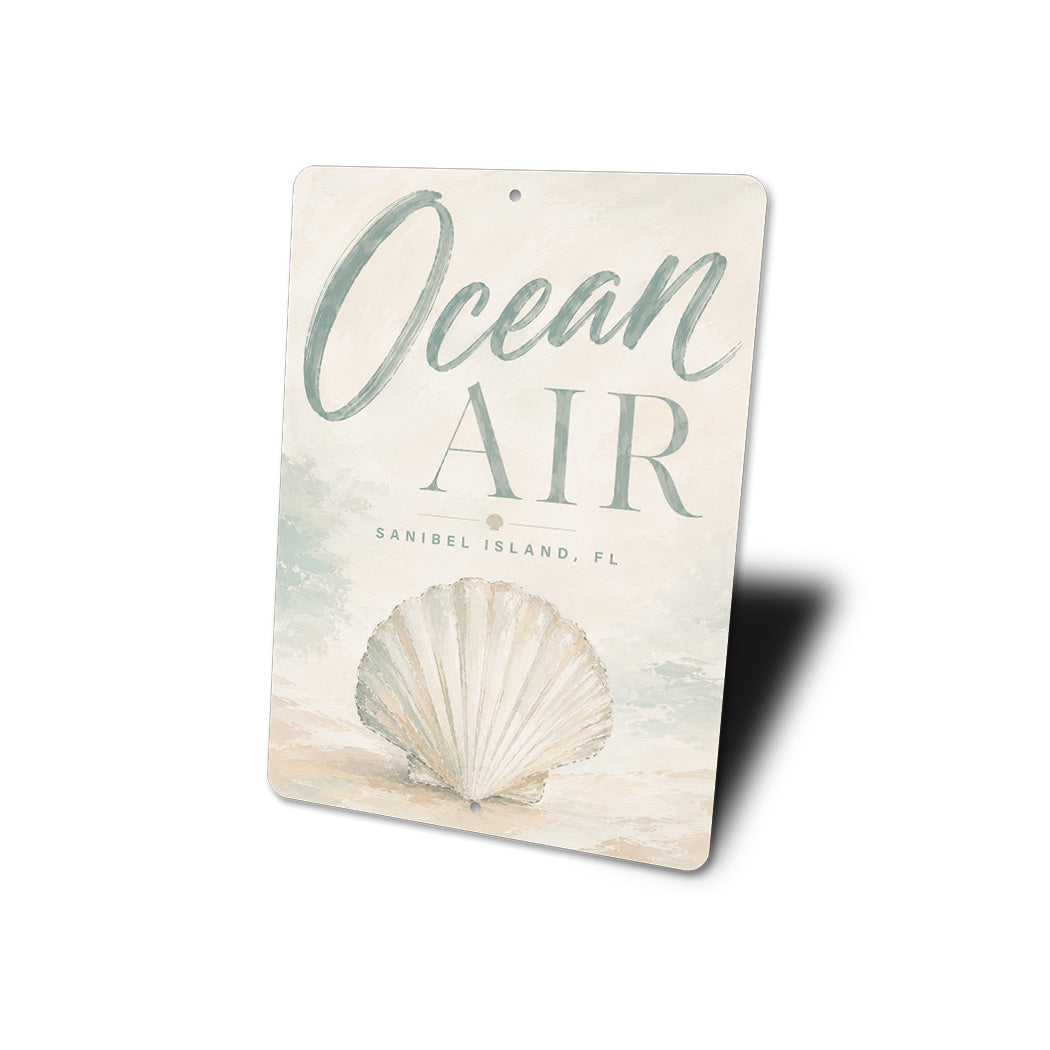 Ocean Air Clam Sign