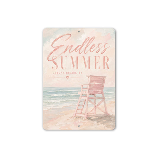 Endless Summer Lifeguard Chair Sign
