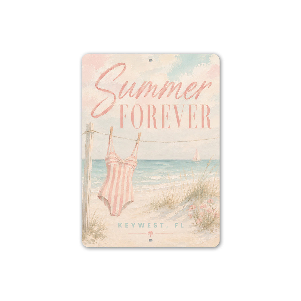 Summer Forever Swimwear Sign