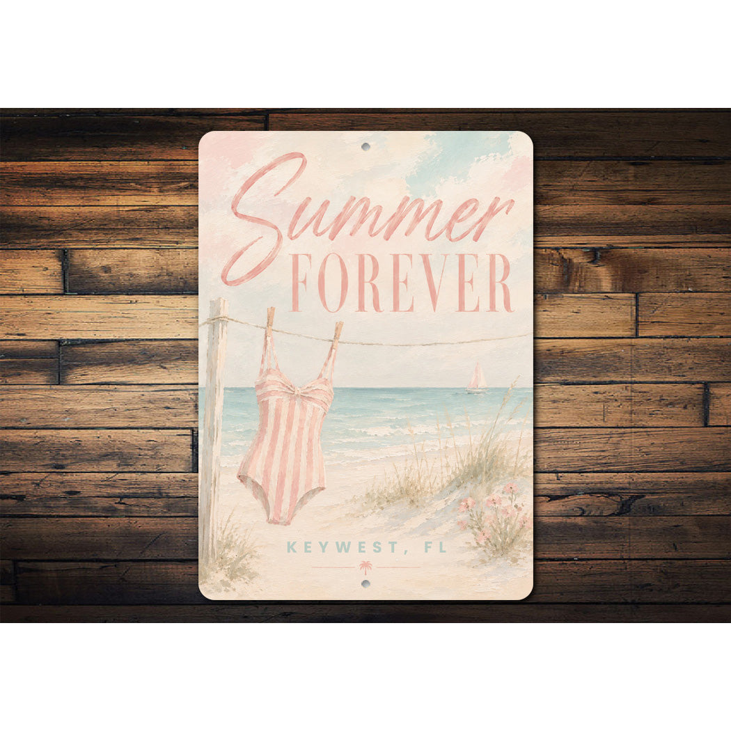Summer Forever Swimwear Sign