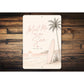 Surfboard Meet Me By The Sea Sunset Sign